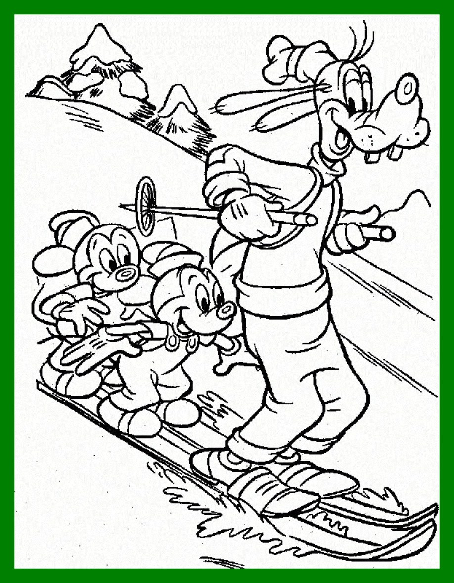 Disney Princess Winter Coloring Pages at GetColorings.com | Free