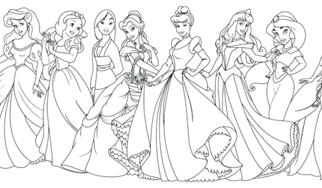 Disney Princesses Coloring Pages Ariel at GetColorings.com   Free ...
