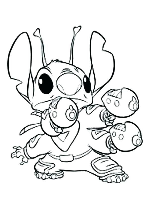 Disney Stitch Coloring Pages at GetColorings.com | Free printable