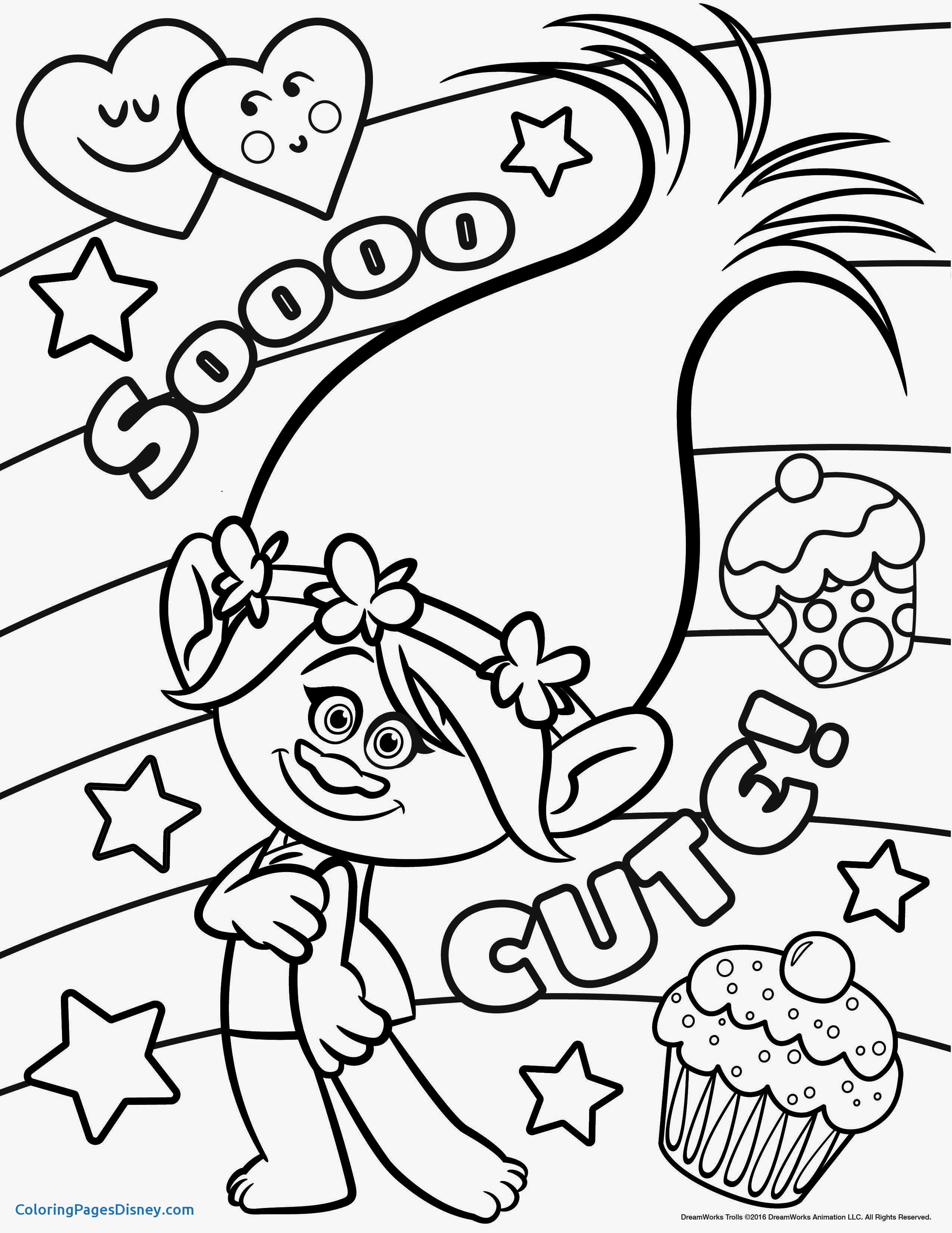 2550x3300 Coloring Pages Trolls Unique Print Poppy