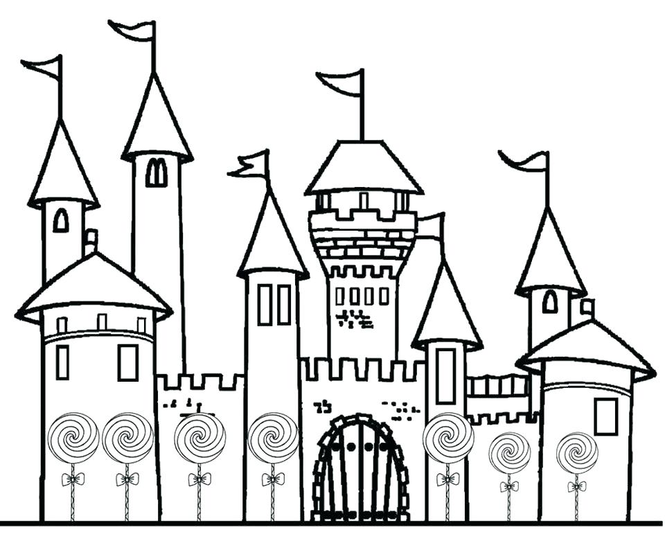 Disney World Castle Coloring Page at GetColorings.com ...