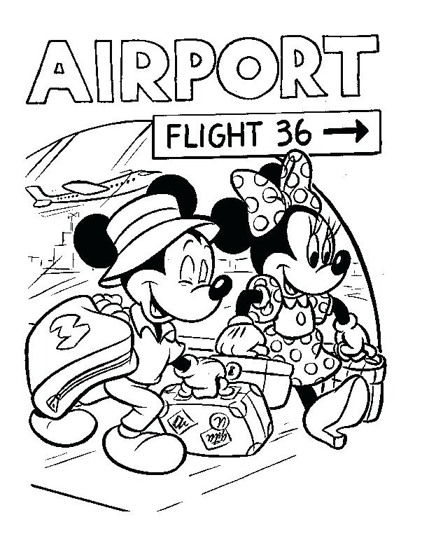 Disney World Coloring Pages at GetColorings.com | Free printable