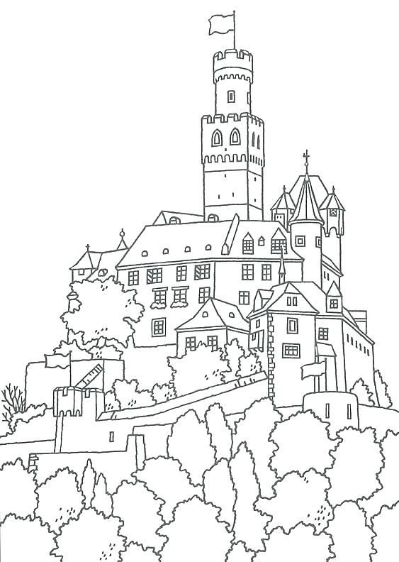disneyland castle coloring pages at getcolorings