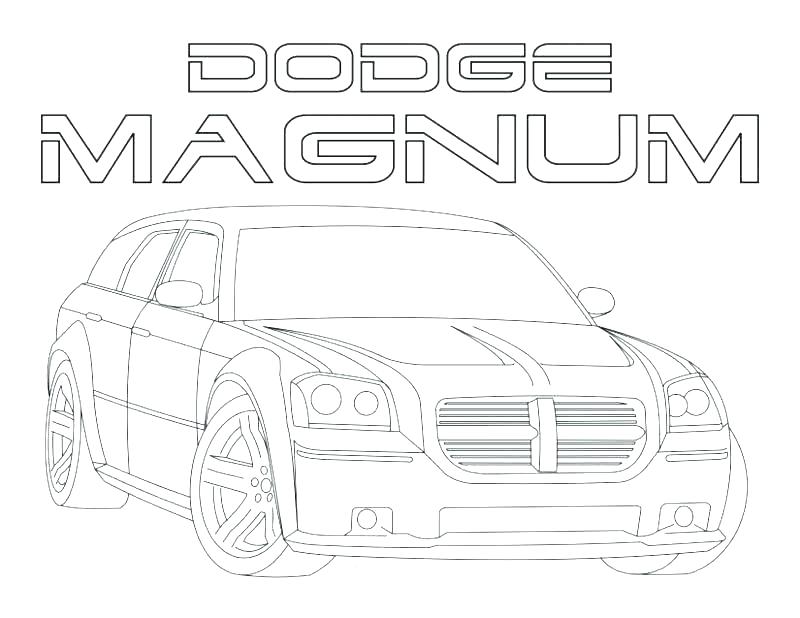 Dodge Challenger Coloring Pages at GetColorings.com  Free printable
