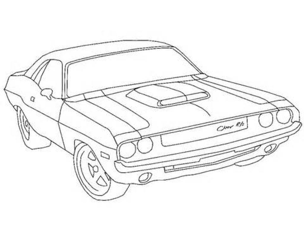 Dodge Charger Coloring Page at GetColorings.com | Free printable