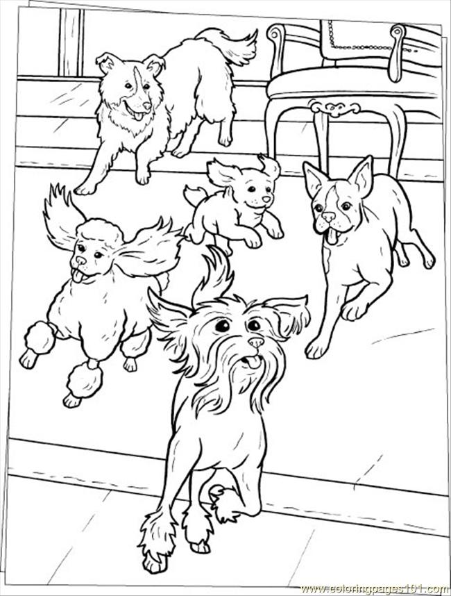 Dog Family Coloring Pages at GetColorings.com | Free printable