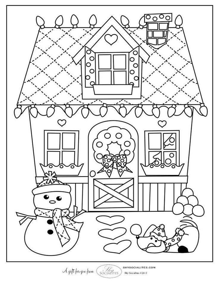 Dolls House Coloring Page : Toys Coloring Pages - Best Coloring Pages