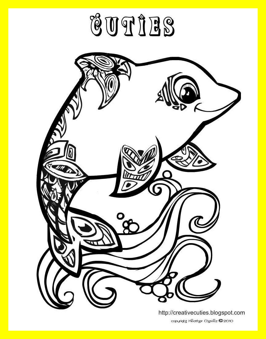 Dolphin And Mermaid Coloring Pages at GetColorings.com ...