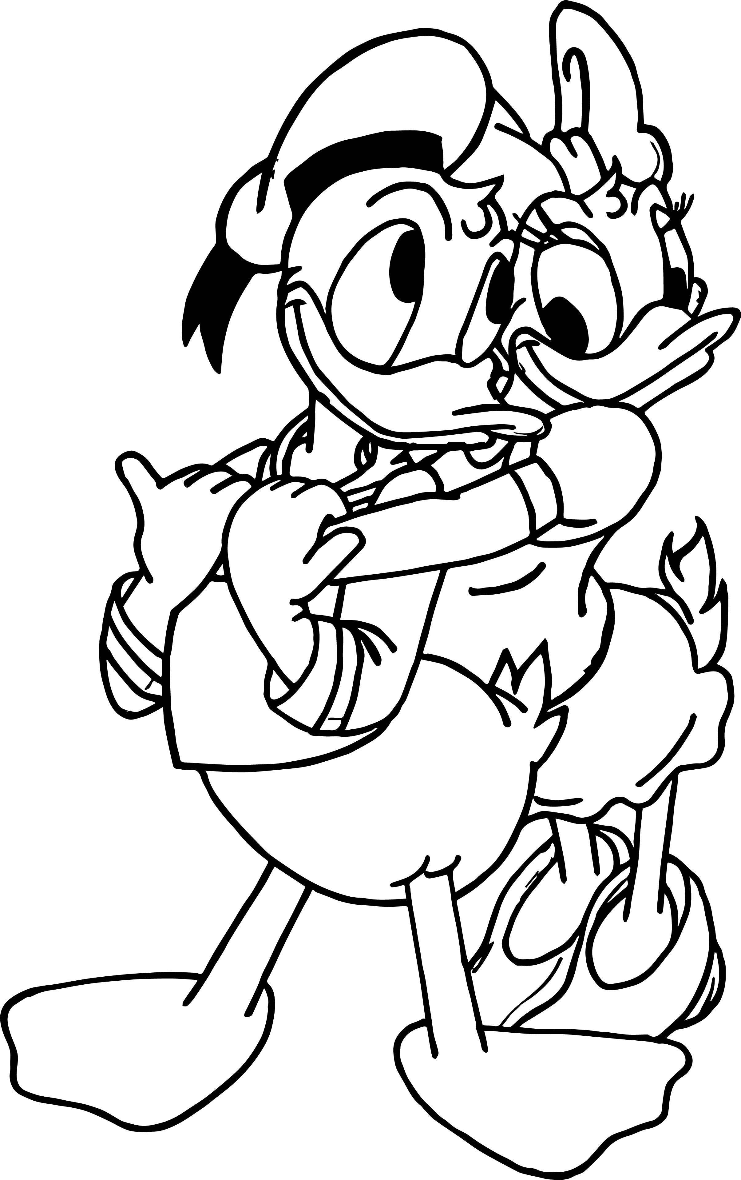 Donald And Daisy Duck Coloring Pages at GetColorings.com | Free