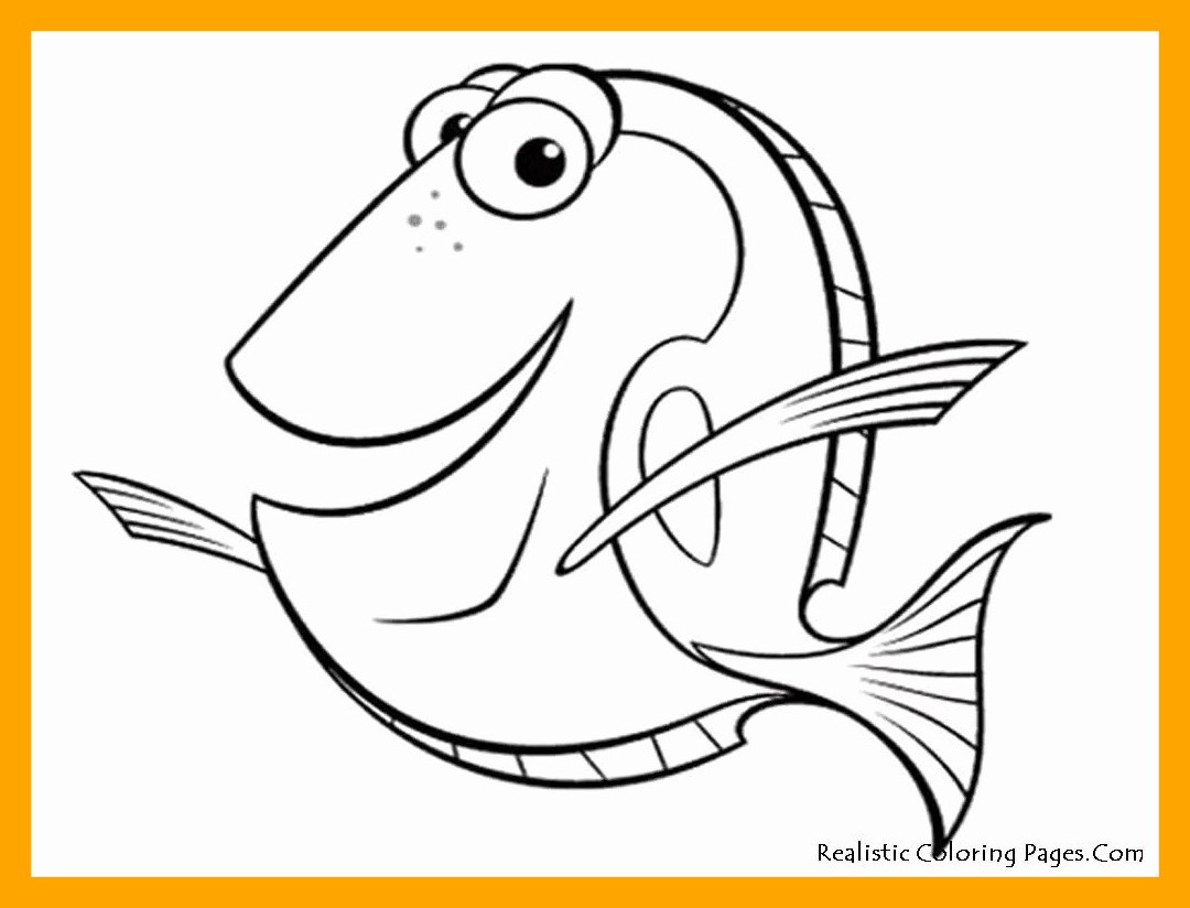 Finding Nemo Coloring Pages Pdf At Getcolorings Free Printable