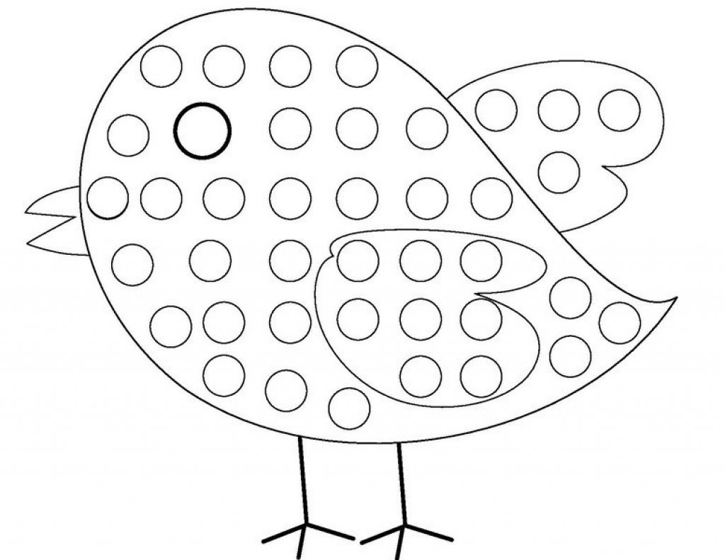 Dot Coloring Pages Free