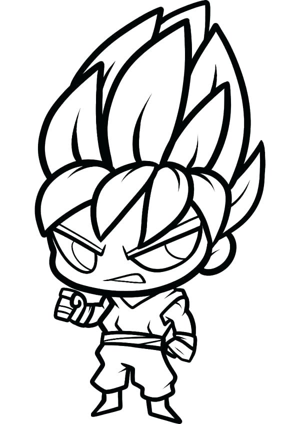 Dragon Ball Z Goku Super Saiyan Coloring Pages At GetColorings 