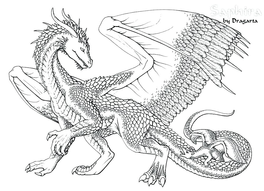 Dragon Coloring Pages For Kids At GetColorings Free Printable 