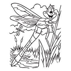 Dragonfly Coloring Page at GetColorings.com | Free printable colorings