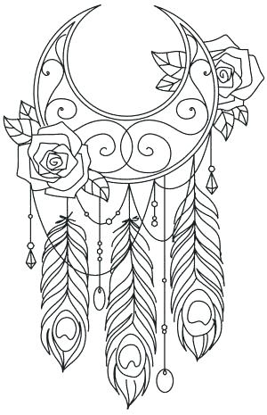 Dream Catcher Coloring Page at GetColorings.com | Free printable