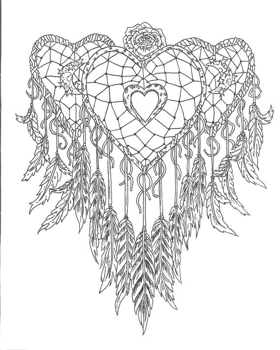 Dreamcatcher Printable Coloring Pages at GetColorings.com | Free