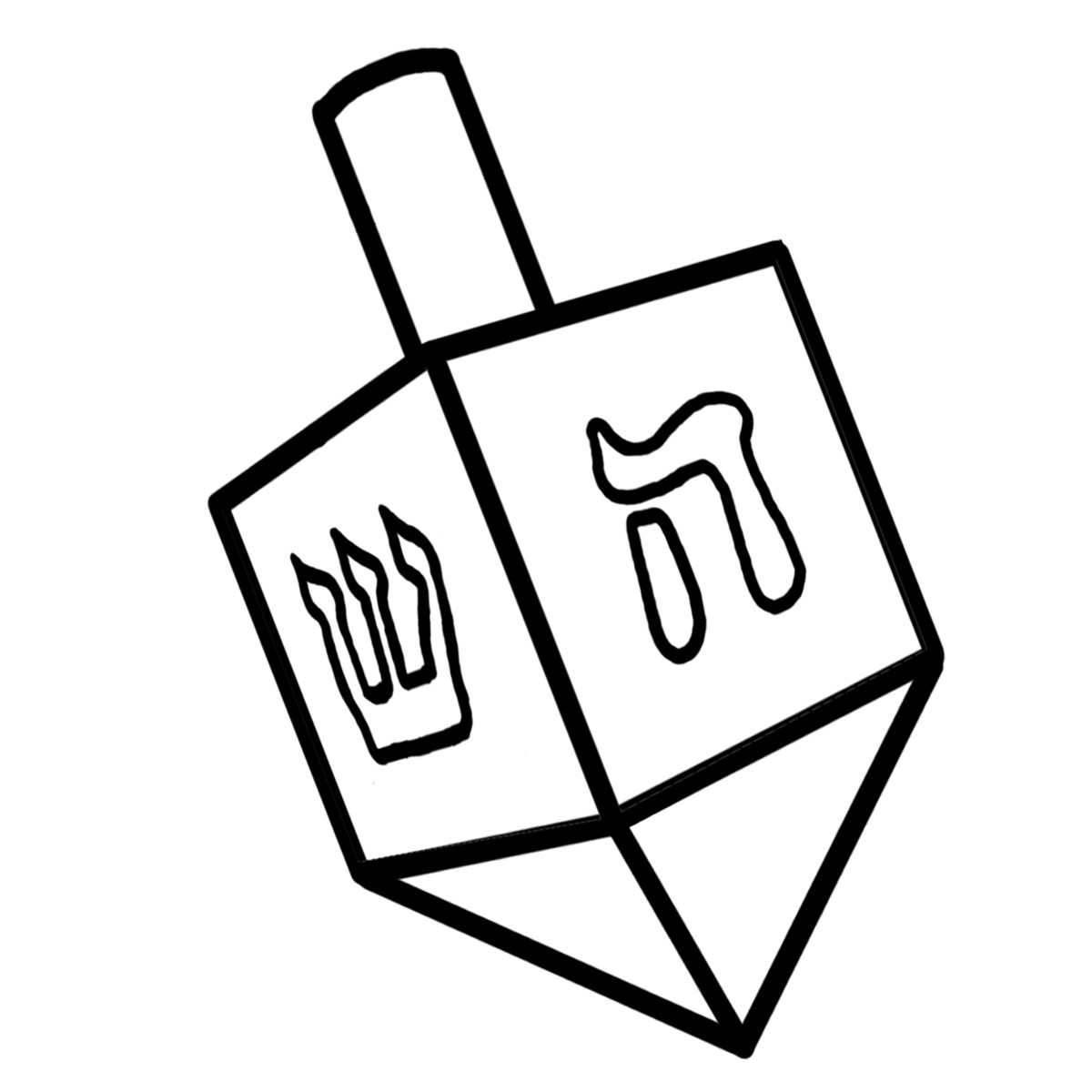Dreidel Coloring Pages Free at Free printable