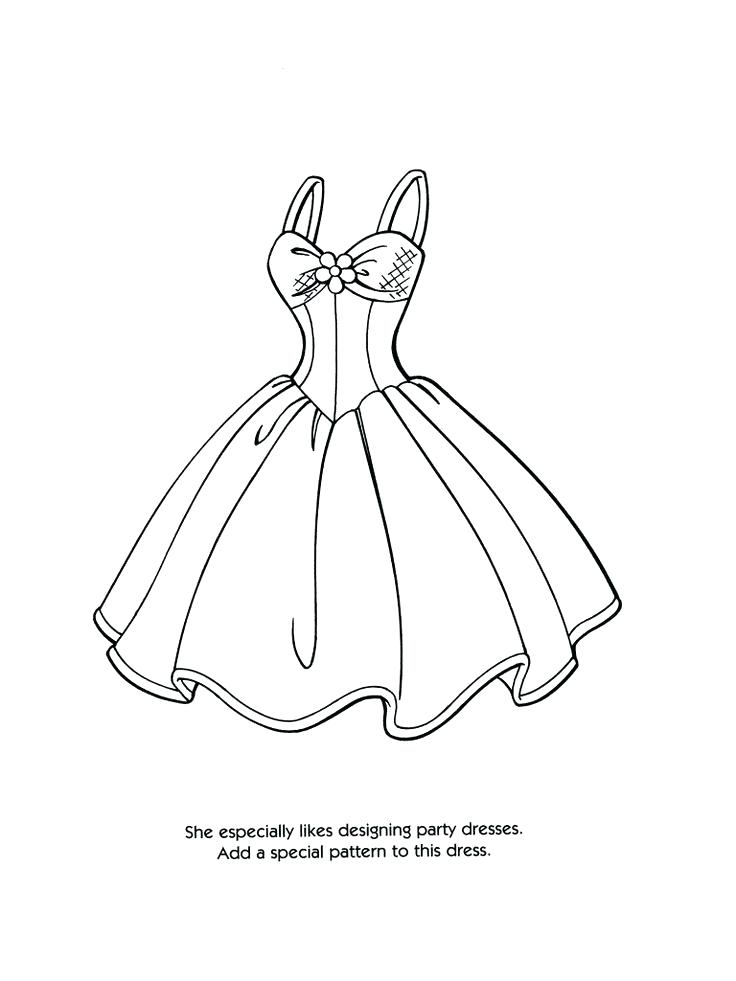 Dress Design Coloring Pages at GetColorings.com | Free printable