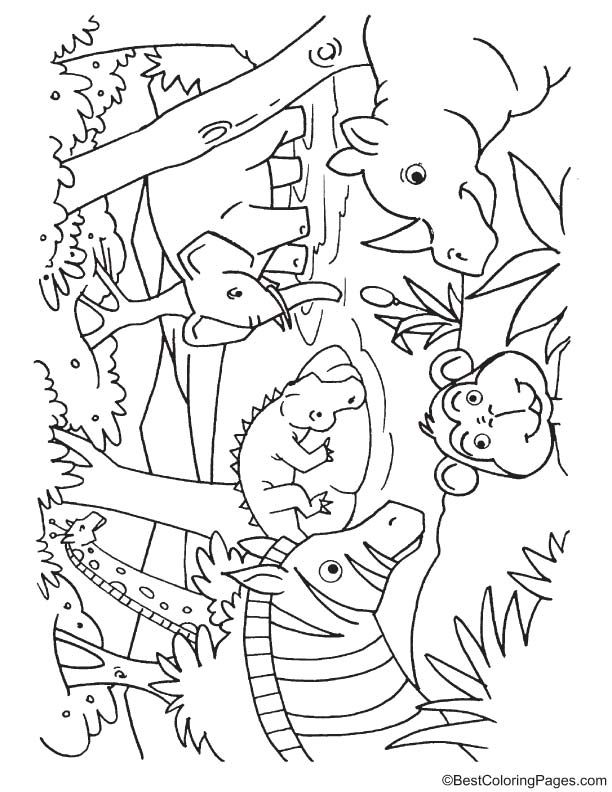 Drinking Water Coloring Pages at GetColorings.com | Free ...
