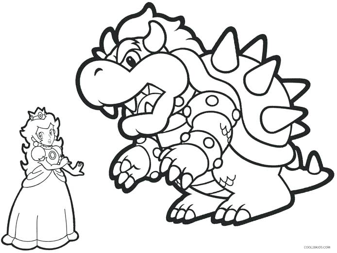 Dry Bowser Coloring Page at GetColorings.com | Free printable colorings