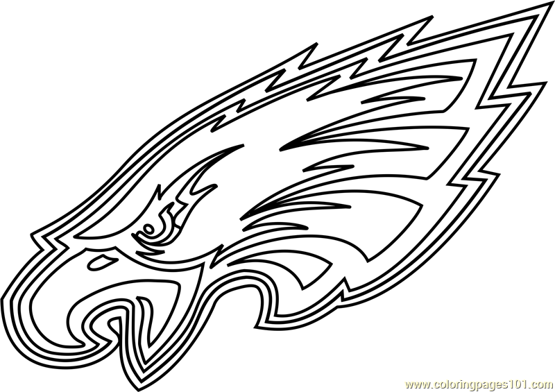 Eagles Logo Coloring Pages at Free printable