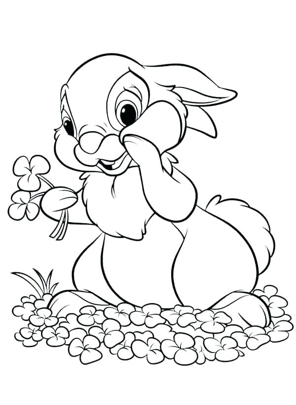 Easter Bunny Face Coloring Pages At Getcolorings.com 