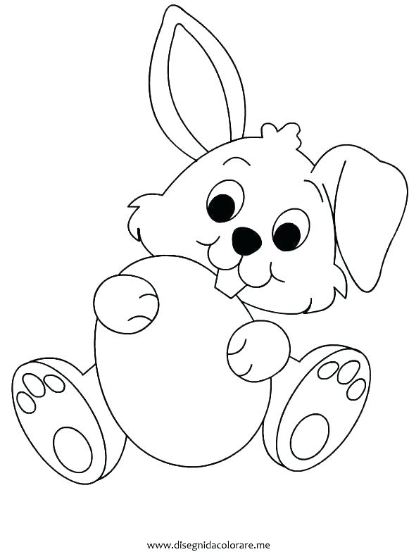 Easter Bunny Face Coloring Pages at GetColorings.com ...
