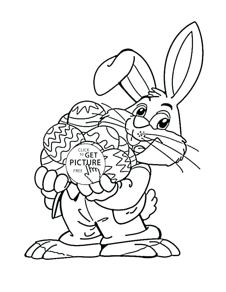 Easter Bunny Face Coloring Pages at GetColorings.com | Free printable