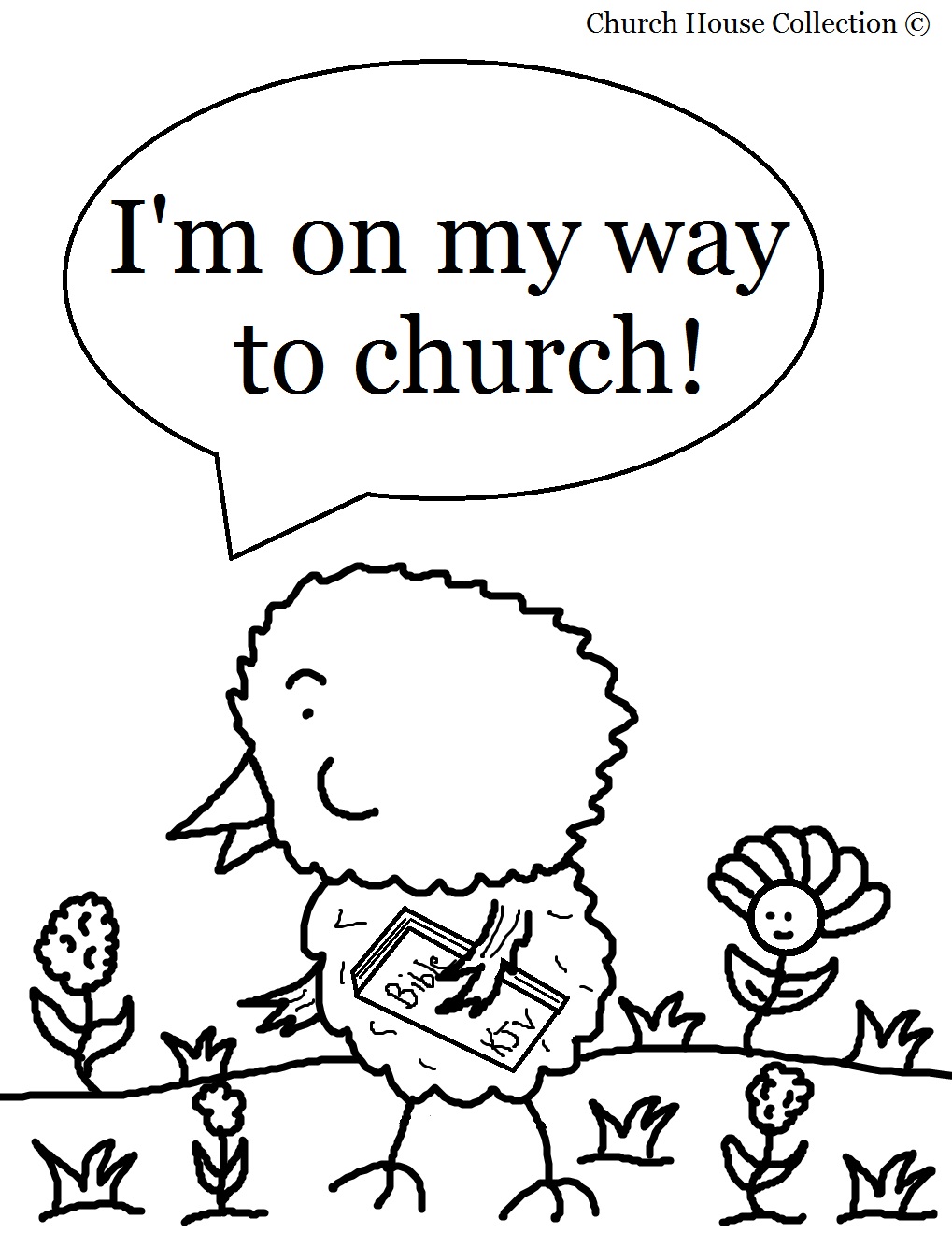 Easter Church Coloring Pages at GetColorings.com | Free ...