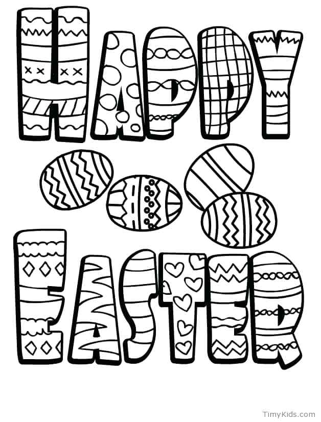 Easter Coloring Pages For Kids at GetColorings.com | Free printable