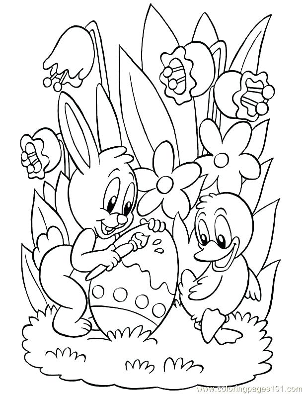 612x792 Fun Easter Coloring Pages Cute Printable Images