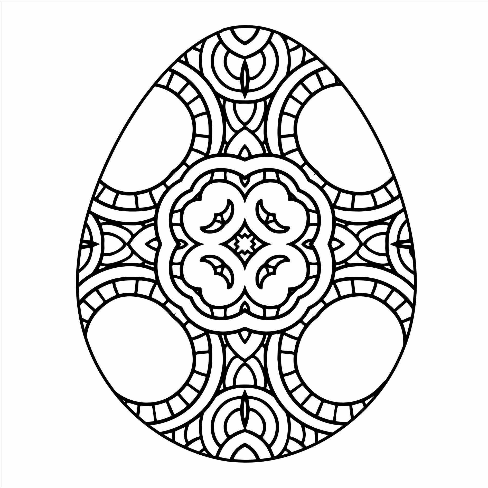 Easter Egg Coloring Pages For Adults at GetColorings.com | Free