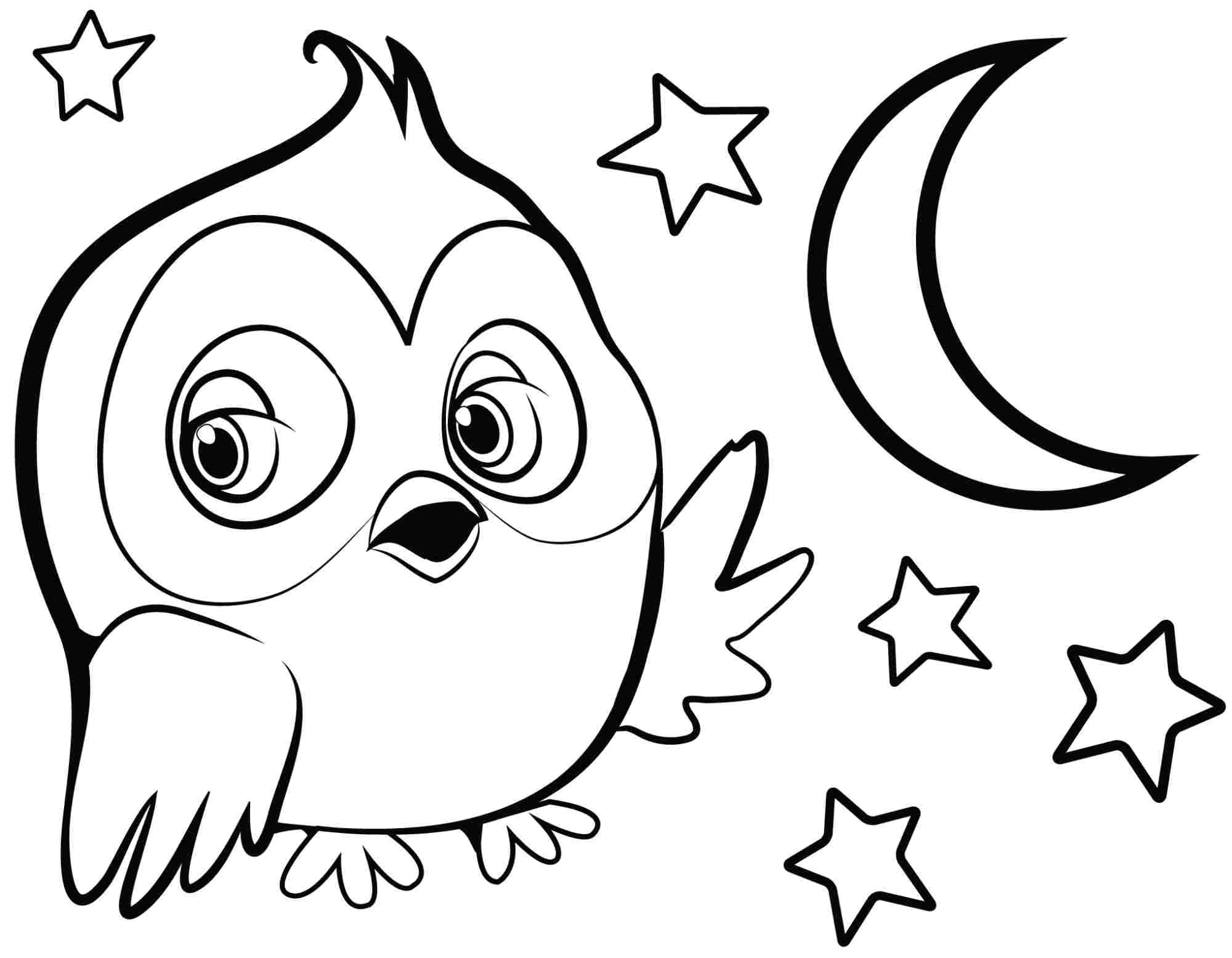 Easy Animal Coloring Pages For Kids at GetColorings.com ...