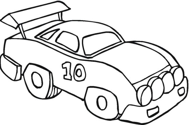 Easy Car Coloring Pages at GetColorings.com | Free printable colorings
