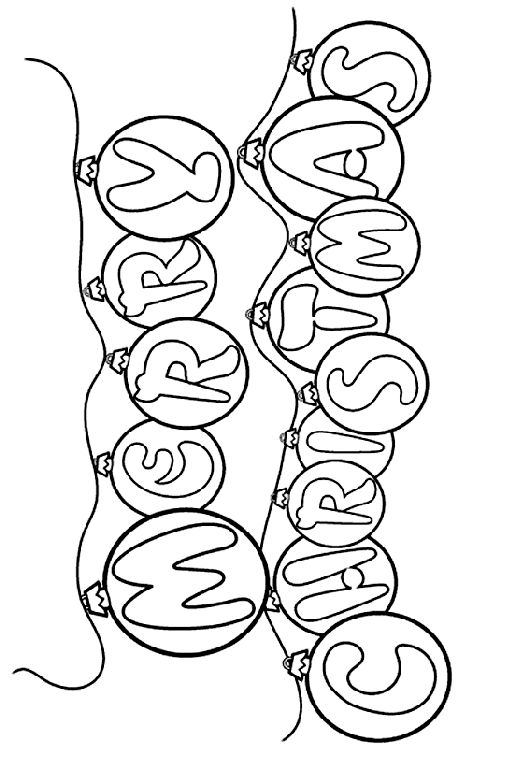 Easy Christmas Coloring Pages at GetColorings.com | Free printable