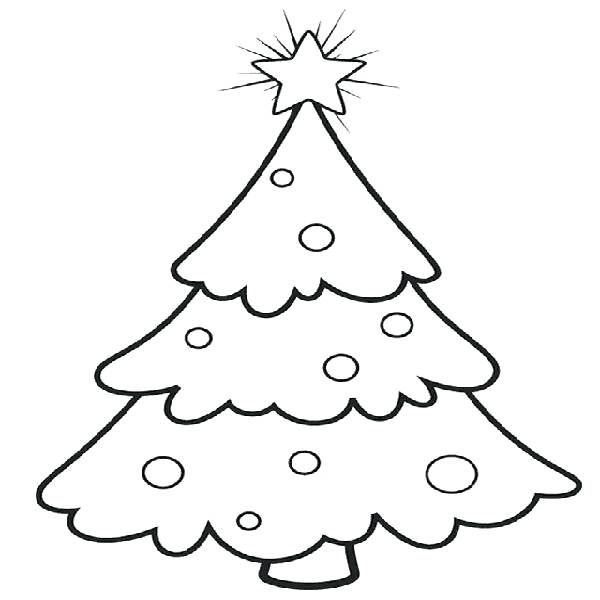 Easy Christmas Coloring Pages at GetColorings.com | Free printable