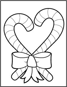 Easy Christmas Coloring Pages at GetColorings.com | Free printable colorings pages to print and