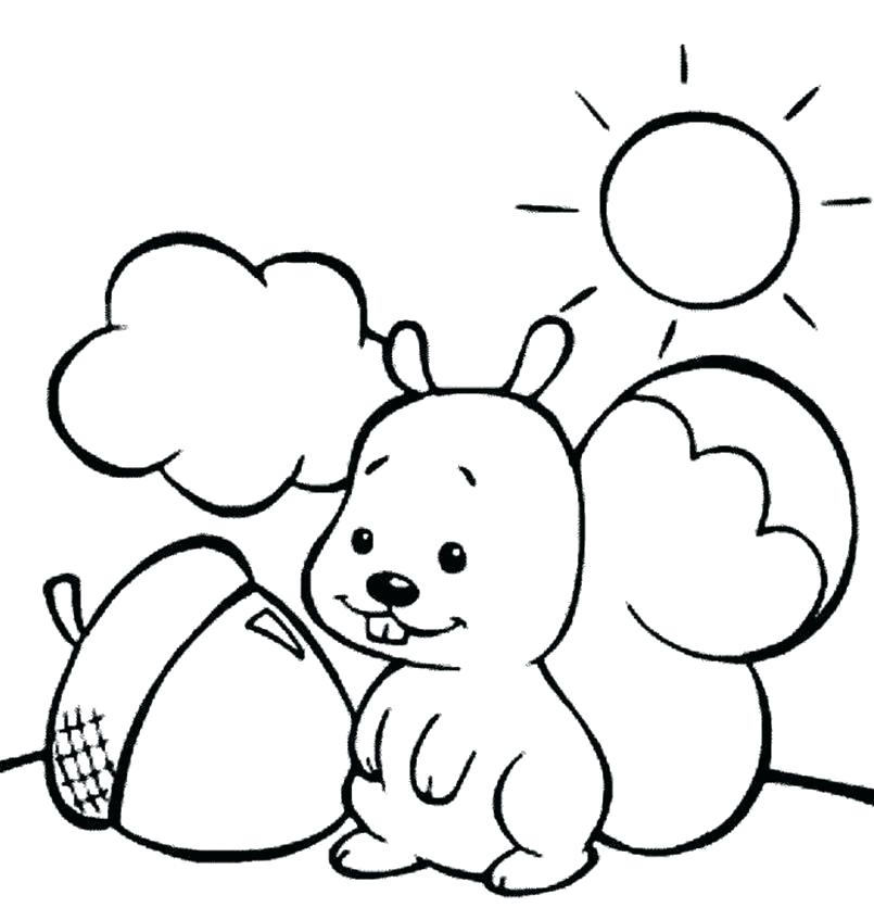 Easy Coloring Pages For Toddlers at GetColorings.com | Free printable