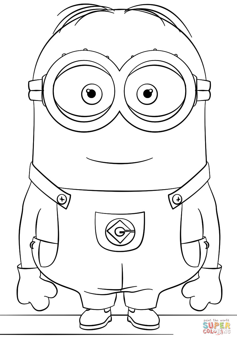 Easy Minion Coloring Pages At GetColorings Free Printable 