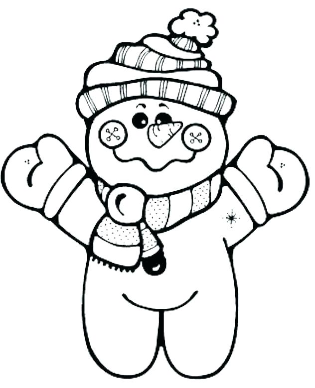 Easy Snowman Coloring Pages at GetColorings.com | Free printable