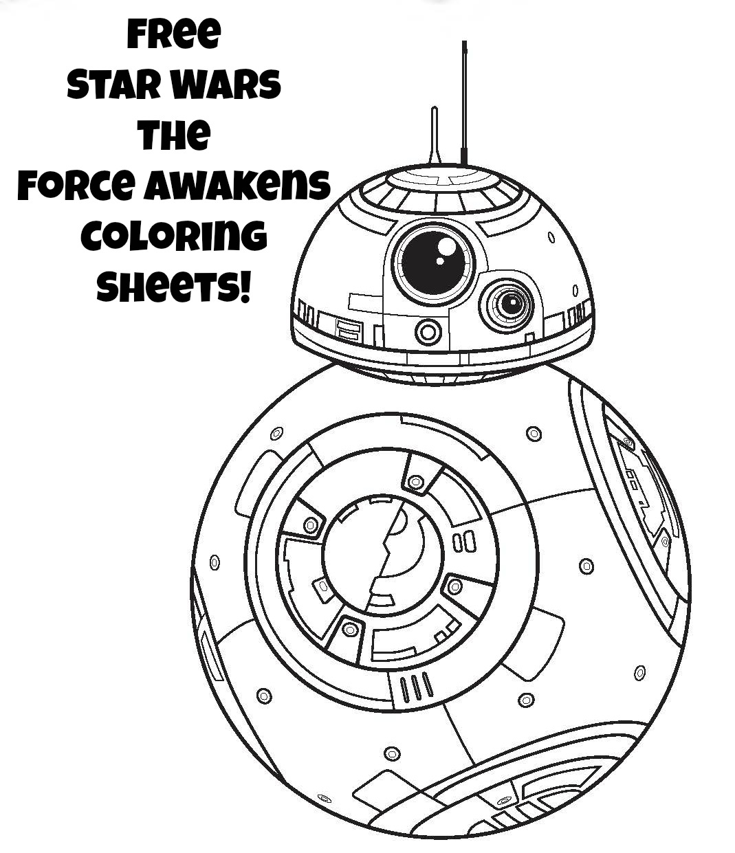 Easy Star Wars Coloring Pages at Free