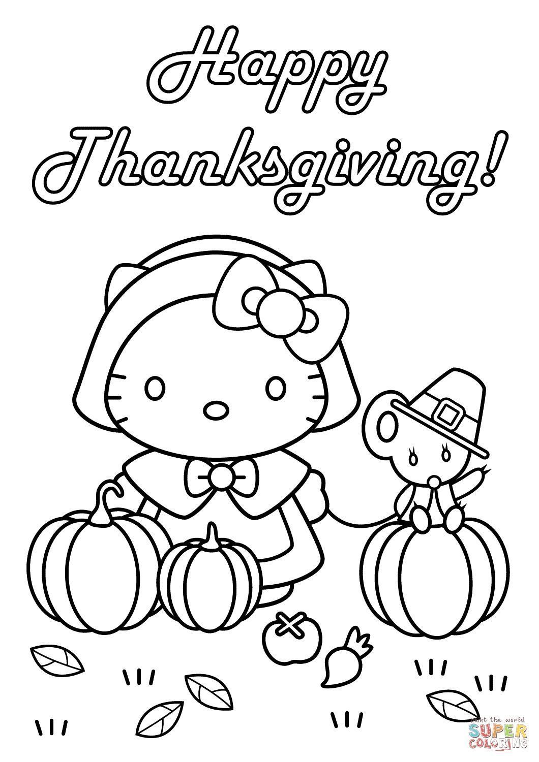 Easy Thanksgiving Coloring Pages at GetColorings.com ...