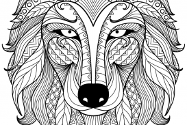 273x183 Zentangle Coloring Pages Images High Definition Lovely Squirrel