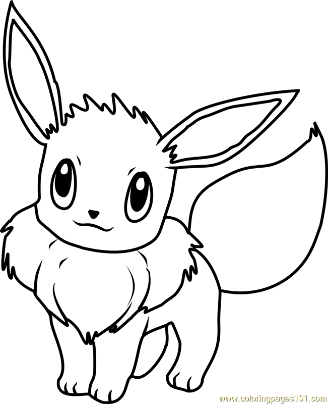 Eevee Coloring Pages At GetColorings Free Printable Colorings 