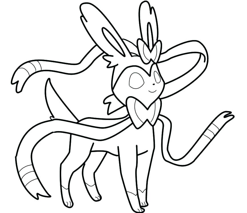 Eevee Evolution Coloring Pages At GetColorings Free Printable 