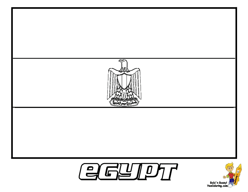 Egypt Flag Coloring Page at GetColorings.com | Free printable colorings