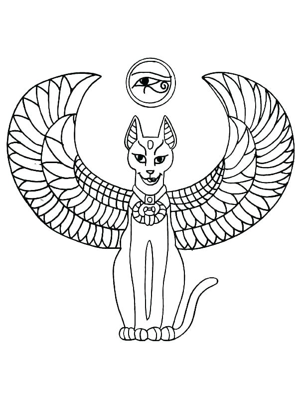 Egyptian Gods Coloring Pages At Getcolorings Com Free Printable