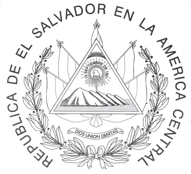 El Salvador Flag Coloring Page at GetColoringscom Free