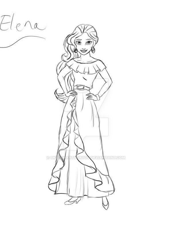 Elena Of Avalor Coloring Pages at GetColorings.com   Free printable ...