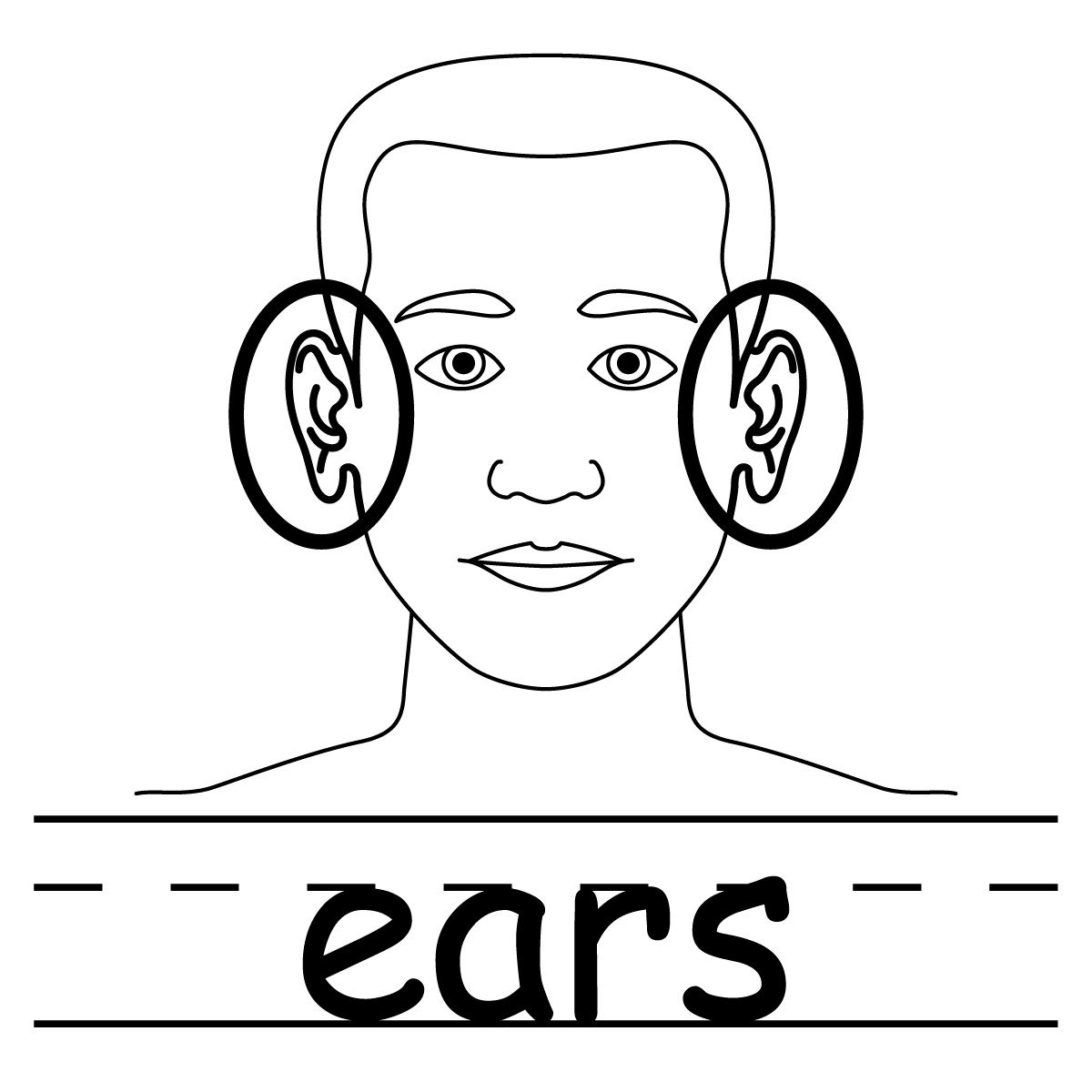 Elf Ears Coloring Page at GetColorings.com | Free printable colorings